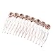 Produktbild Angoter Vintage Rose Blumen-kristall Side Combs Braut Kopfschmuck Hochzeit Haarblumenhaarclip Barrette Styling Werkzeuge Zubehör