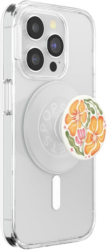 PopSockets Phone Grip for MagSafe, Magnetic Holder, Phone Stand, Boho - Desert Garden