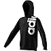 Produktbild adidas Kinder Logo Hoodie, Black/White, 152