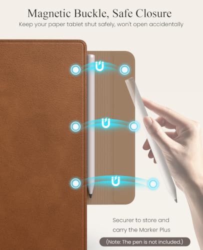 Image of MoKo Case for Remarkable Paper Pure 10.3 inch 2026 with Pen Holder, Brown