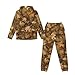 Renewold Fashion Camo Hunting 2 Piece Set Sweatsuits Kids Clothing Outfits Long Sleeve Hoodie Sweatshirts and Sweatpants Boys Tracksuits Activewear for School Sport Casual Holiday Size 8-9 Years