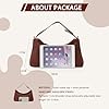 EVEOUT Damen Umhängetasche aus Kunstwildleder mit Griff Vintage Boston Tasche mit verstellbarem Gurt,Herbst Winter Handtasche #1