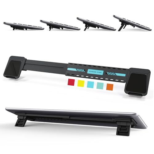 HONKID Computer Keyboard Stand for Desktop,Adjustable Keyboard Riser for Apple Magic Keyboard and...