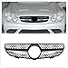 Front Grill Racing Grills Front Grille For mercedes For Benz CLK Class W209 CLK63 CLK550 CLK320 2003-2009 Car Front Grills Grille Upper Bumper Hood Mesh Body Kit