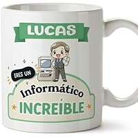 MUGFFINS Tazas Personalizadas para INFORMÁTICO hombre - En