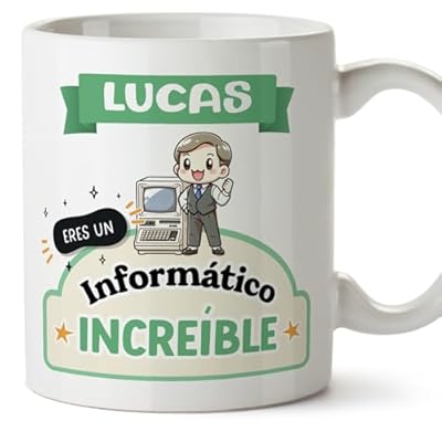 MUGFFINS Tazas Personalizadas para INFORMÁTICO hombre - En Español - Eres increíble - Kawaii - 11 oz / 330 ml - Regalo Personalizable original y divertido | Ya disponible en tu tienda friki favorita! En mundofriki.es! MUGFFINS Tazas Personalizadas para INFORMÁTICO hombre - En Español - Eres increíble - Kawaii - 11 oz / 330 ml - Regalo Personalizable original y divertido | Ya disponible en tu tienda friki favorita! En mundofriki.es!