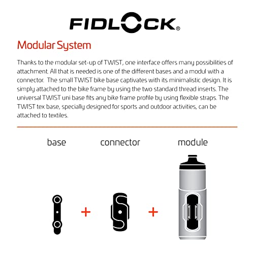Fidlock Twist Bottle 800+ Bike Base - Innovative magnetische Bike Trinkflasche inkl Rahmenhalterung – Ansicht 6