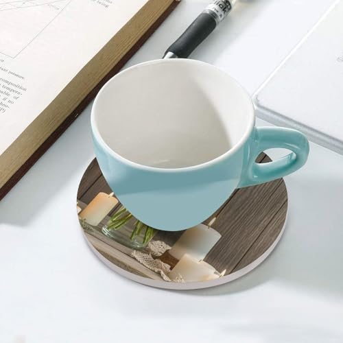 Dessous de verre absorbant antidérapant en céramique pour mug - 6