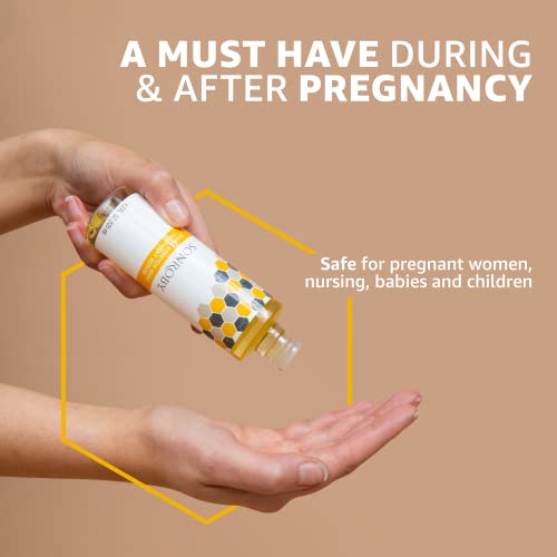 Sonroby Natural Body Oil Scar & Stretch Mark Serum With Almond Oil & Vitamin E Oil For Scars, Ideal For Pregnant And Nursing Women. Great For Kids And Babies, 4.2 Fl Oz #TOP2