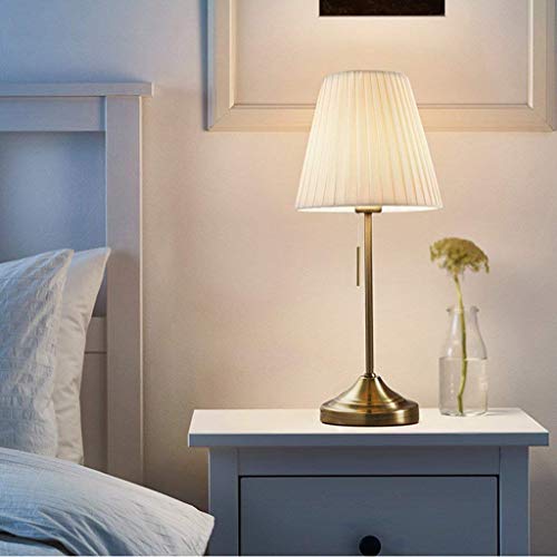 Lampe de table E27 luminaire chic tissu beige jaune éclairage intérieur maison hôtel