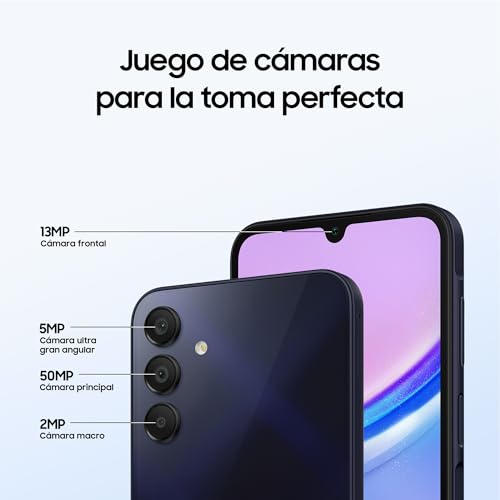 Samsung Galaxy A15 256 GB - Smartphone Android LTE Negro - Imagen 7
