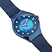 Imagen de BERING 14427-393 Reloj solar para mujer con caja de acero inoxidable de 27 mm con acabado azul y esfera azul