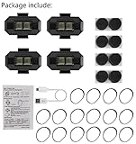 WANGCL 7 Colours USB Charging Drone Strobe Signal Flash Light Adjustable Strobe Lights Emergency Night Light for RC Car Motorcycle Aircraft（4pcs） - Image 6