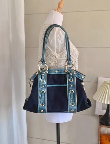 Bolso tote grande para mujer estilo Y2K vintage miniatura 2