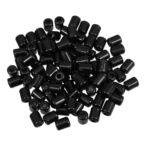 MUCKLILY Retail Organization 90pcs Plastic Pegboard Clips Easy to Adjust Peg Hook Stoppers for Display Management