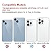 Perzework OEM Rear Back Glass Replacement Compatible with iPhone 14 Pro 6.1 inches with Reparing Toolkit (Silver)