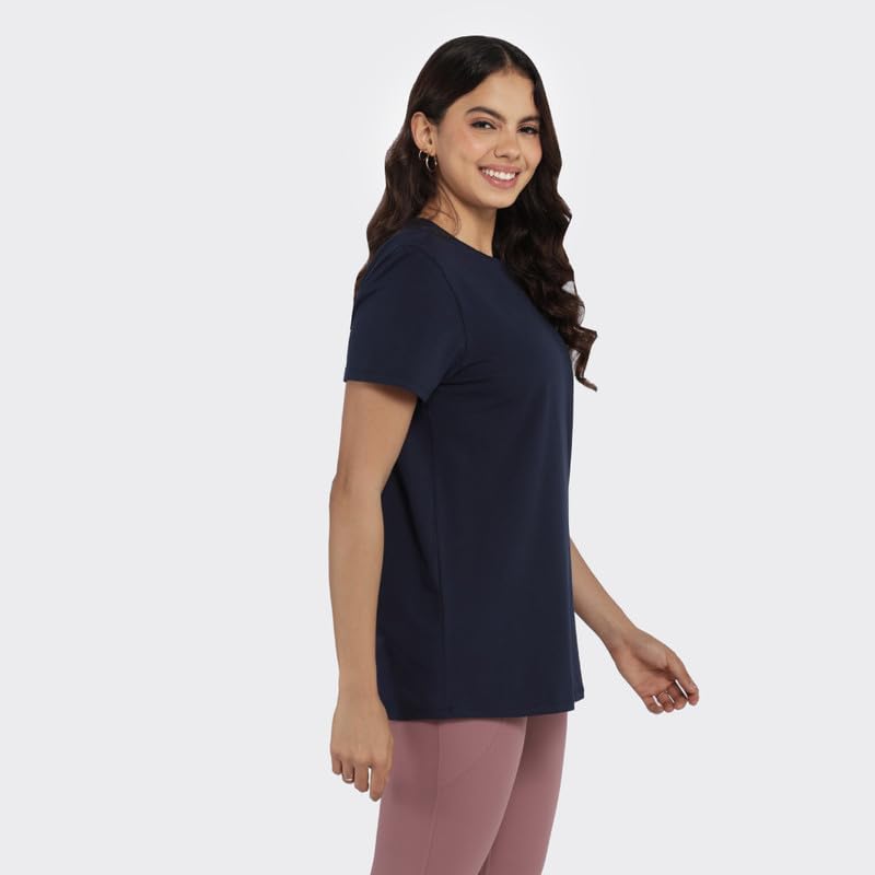 Image of BlissClub Women The Last Tee - Boyfriend tee | Women's t-Shirt | Sleeves | Hip Covering | Cotton Tee