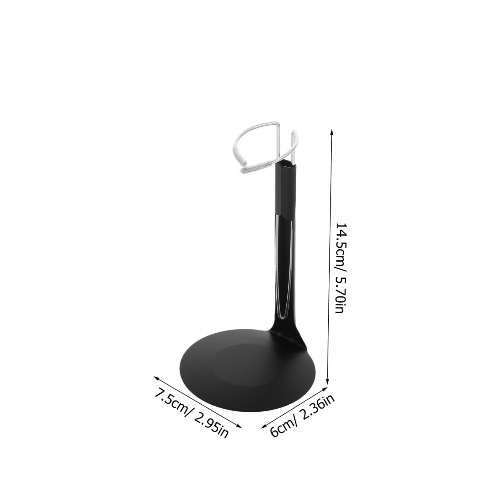 Abaodam Soporte para Muñecas 1/6 Ajustable de Plástico y Metal, 10 Piezas | Negro, Portátil para Viaje y Exhibición, Compatible Figuritas Coleccionables y Accesorios de Muñeca