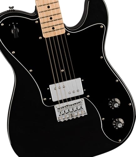 Squier Paranormal Esquire Deluxe (Metallic Black) – Guitare Électrique - Les Beatles, Paul McCartney, John Lennon, RIngo Starr, George Harrison Squier Paranormal Esquire Deluxe (Metallic Black) - Guitare Électrique – Image 4