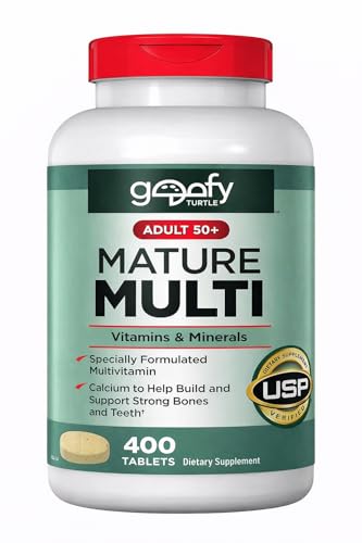Adult 50+ Mature Multi Vitamins & Minerals, 400 Tablets
