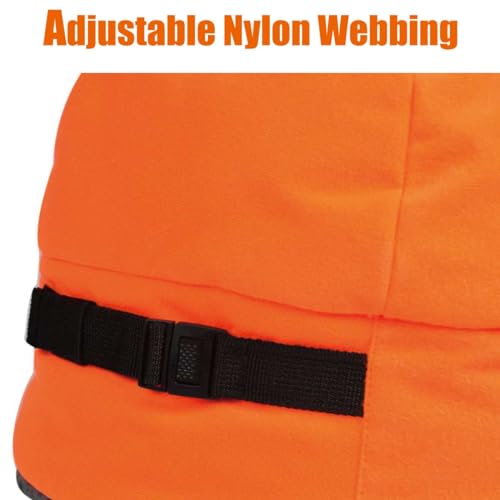 EDTREK Weaterproof Insulated Winter Hat with Flat Brim and Adjustable Webbing - Waterproof Backcountry Hunting Hat4