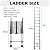 Portable Extension Ladder 16.4FT, Aluminum Telescoping Ladder with 2 Hooks, Multipurpose Telescopic Ladder with 13 Steps, 330LBS Capacity, EN131, Silver