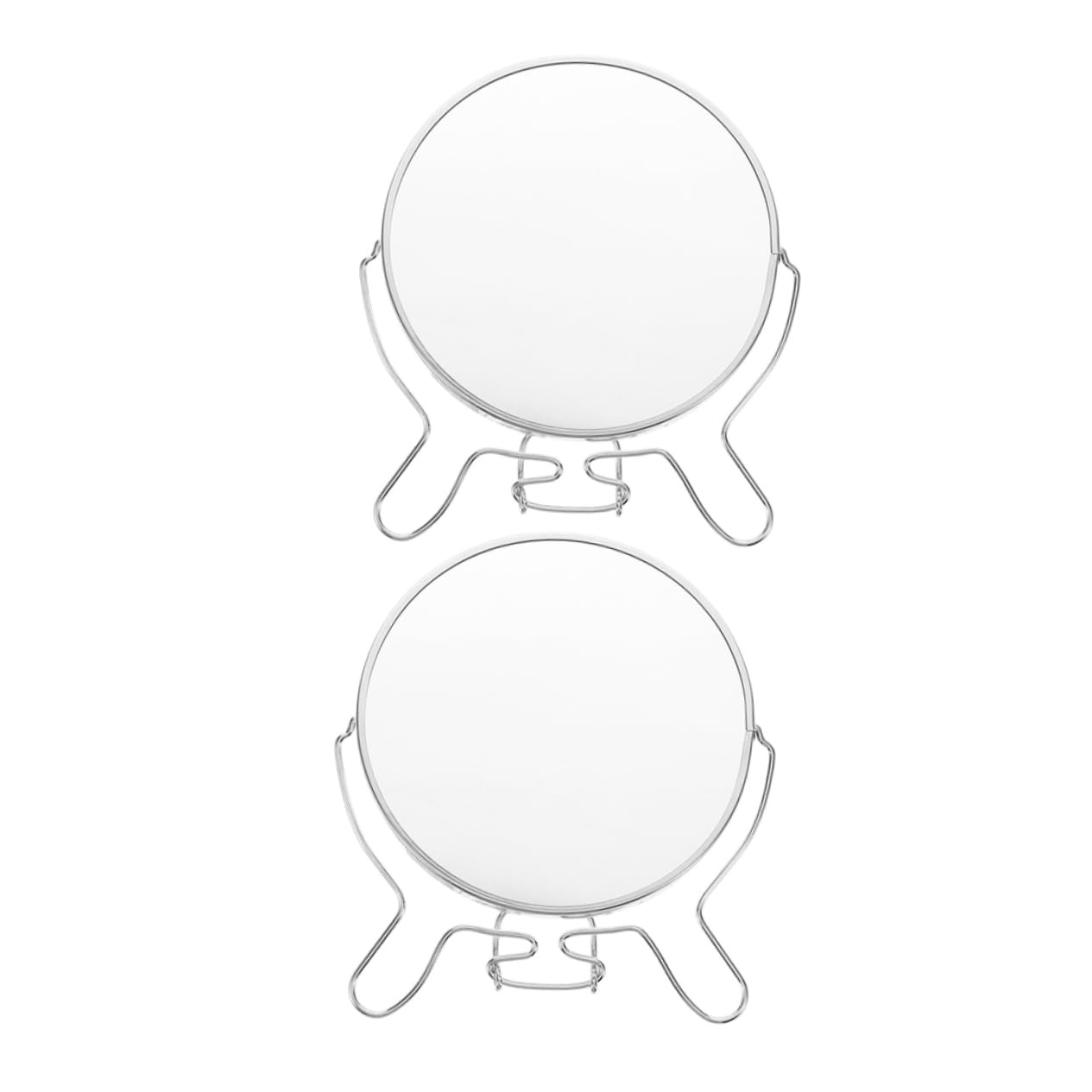 Miroir maquillage grossissant de précision argenté WOONEKY