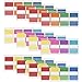 KICNIC Sticky Index Tabs 960 Pcs, 1 inch Divider Tabs Stick On, Page Marker Bookmark, Write Tab Flags Self Adhesive, 12 Dispensers, 20 Pcs/Color