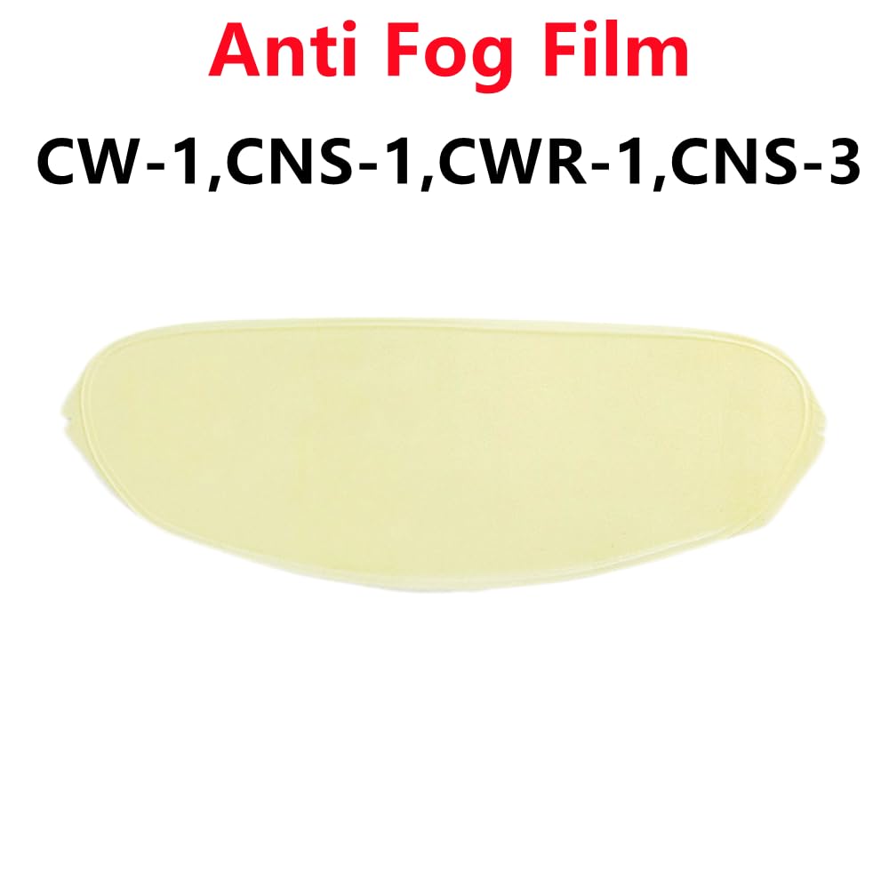 CWR-1 Anti Fog Insert DKS 301 EVO Clear Film For SHOEI CNS-1/CWR-1/CW-1/CNS-3 Shields Visor