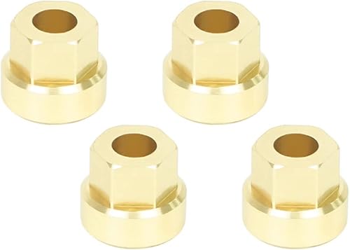 NexxSpeed - Juego de cubos de rueda de latón de 0.197 in - FMS FCX24