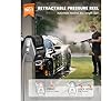 Giraffe Tools Wall Mounted Pressure Washer Essential with Upgraded 1800W Motor, 2900 PSI, 2.2 GPM Electric Power Washer, Automatic Rewind, 100ft Pressure Hoses, 5 Nozzles for Floor/Cars/Fences/Patios