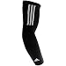 adidas Compression Arm Sleeve, Black/White, Small/Medium