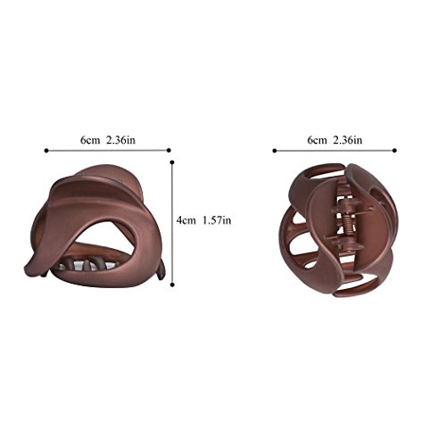 image for Jaw Clips, Fascigirl 5pcs Hair Clamps Simple Irregular Non Slip Hair A