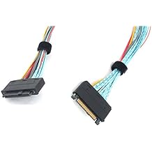 كابلات Micro SATA SFF-8639 كابل تمديد U.2 ذو 68 سنًا - 1 متر | كابل تمديد U.2 عالي الأداء ذو 68 سنًا | كابل U.2 متين بطول 1 متر