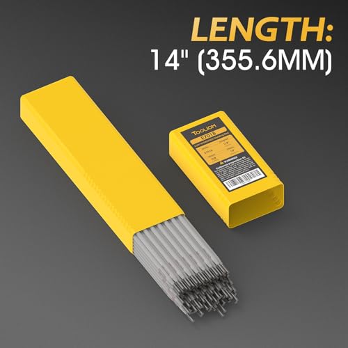 Image of TOOLIOM E7018 Low Hydrogen Welding Rod 1 /8 inch 5LB Carbon Steel Stick Electrodes