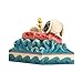 Enesco Peanuts by Jim Shore Snoopy and Woodstock in Floatie Figurine, 4 Inch, Multicolor