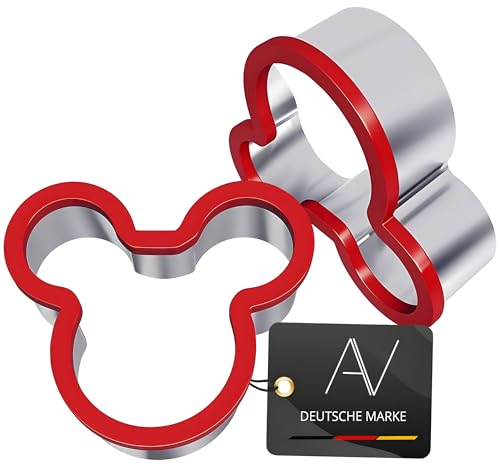 Emporte-pièce Avana en acier inoxydable Mickey Mouse 2er Set - Souris
