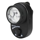 旭電機化成 スマイルキッズ 自転車ライト 3LED 前かご用 クリップライト ブラック AKU-4304