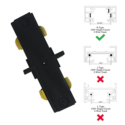 H Track I Connector H Type Single Circuit 3-Wire-1 Track Lighting Kit For H Track System Track Lighting Accessories 110V #TOP1