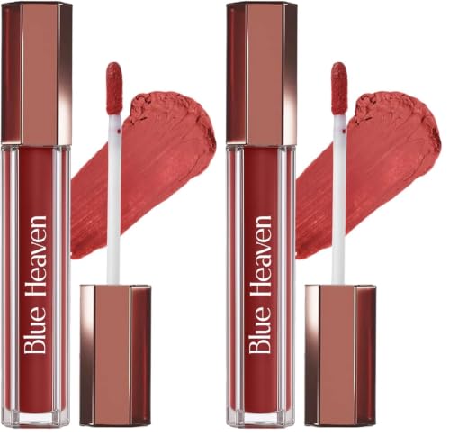 Image of Blue Heaven Roseate Lip Cream| Light Weight Mousse Texture | Hydrating & Plumping Liquid Lipstick for women | Enriched with Peptides, Hyaluronic Acid & Cocoa Butter | Opera Pink | 3.5ml (Pack of 2)