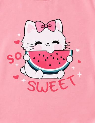 Image of Toddler Girls T-Shirt Short Sleeve Cartoon Graphic Tee 2-6T | Crewneck tops, Fashion summer fall outfits, Trendy casual clothes, Kids birthday