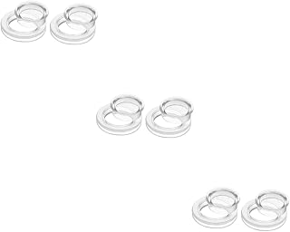 BESPORTBLE 6 Conjuntos De Tampa De Buraco De Guarda-Chuva Guarda-Chuvas De Mesa Para Fora Plugues De Silicone Guarda-Sol Ao Ar Livre Anéis De Buraco De Praia Pequeno Pátio Guarda-Chuva Anel