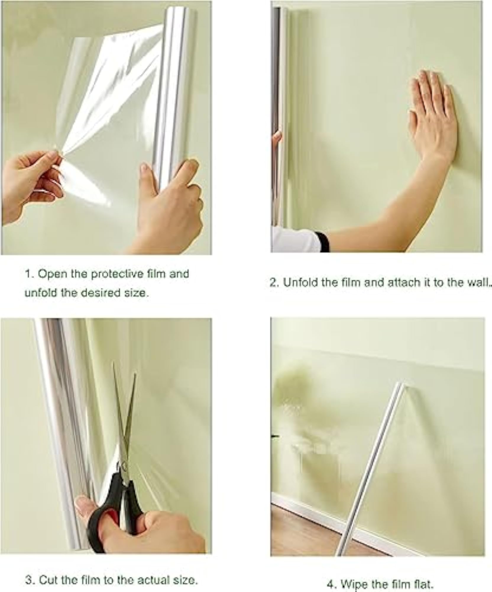 Clear Wall Protector Contact Paper, Waterproof Backsplash Sticker