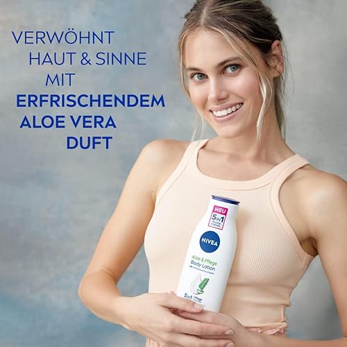 Aloe Vera Body Lotion von NIVEA (400 ml) für trockene Haut