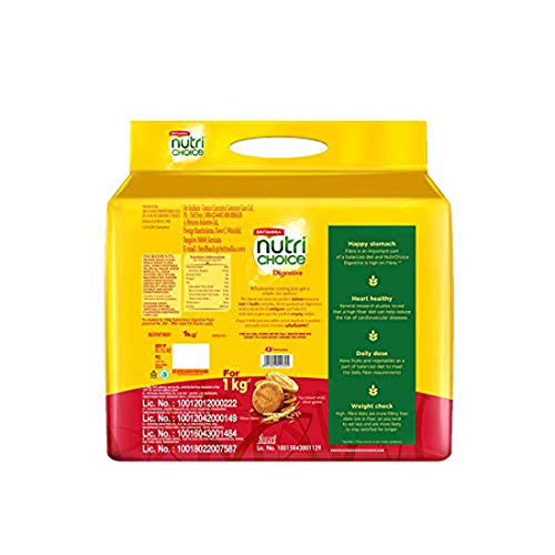 Image of Britannia Nutri Choice Digestive Cookies - 1kg