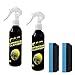 TTCPUYSA 1/2pcs super clean car Interior Cleaner,Car Interior Protectant Wax,Strong Car Interior Ceiling Leather Seat Cleaner,Helps Prevent Fading and Cracking (2pcs)