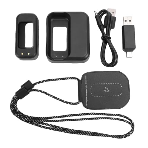 Asixxsix Caméra d'action, Caméra Vlogging 1080P HD 12MP Conception Magnétique Montée sur Poitrine, Sport Légère Les Voyages Sportifs, L'équitation la Marche Animaux Compagnie