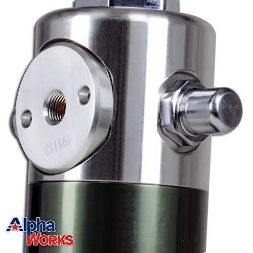 Alphaworks Oil Transfer Pump Drum Air Operated Pneumatic 7.4Gpm / 28Lpm Elite Heavy Duty Double Action 3:1 Fast High Flow Rate For Sae130 Oils/Fluids (Not For Gasoline Or Diesel) #TOP6