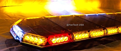 56“ 104 Led Emergency Beacon Strobe Light Bar Warning Truck Tow Wrecker W/Take Down, Alley, Brake And Turn Signal - Usa Warranty W/Lifetime Service #TOP2