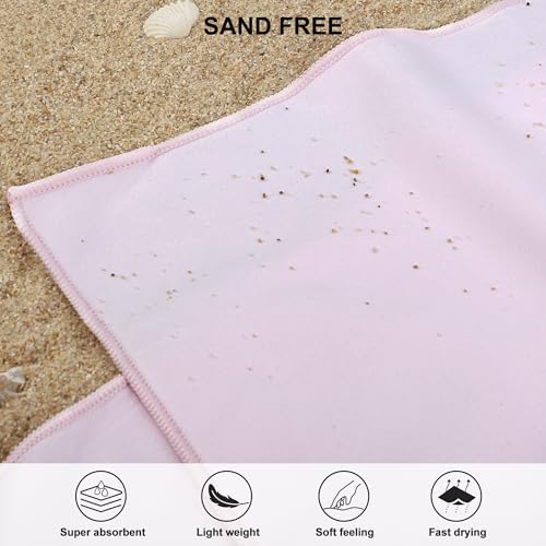Image of Rainleaf Microfiber Towel Perfect Travel & Gym & Camping Towel. Quick Dry - Super Absorbent - Ultra Compact - Lightweight. Suitable for Trip, Beach, Shower, Backpacking, Pool